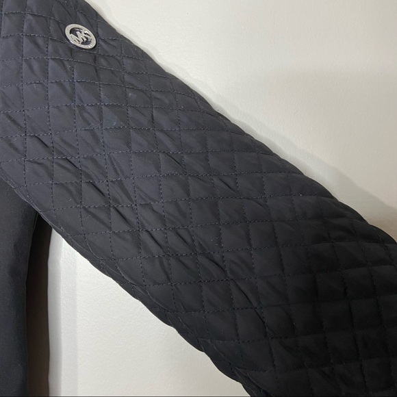 MICHAEL Michael Kors Women's Black Asymmetric Softshell Jacket S - Picture 11 of 12